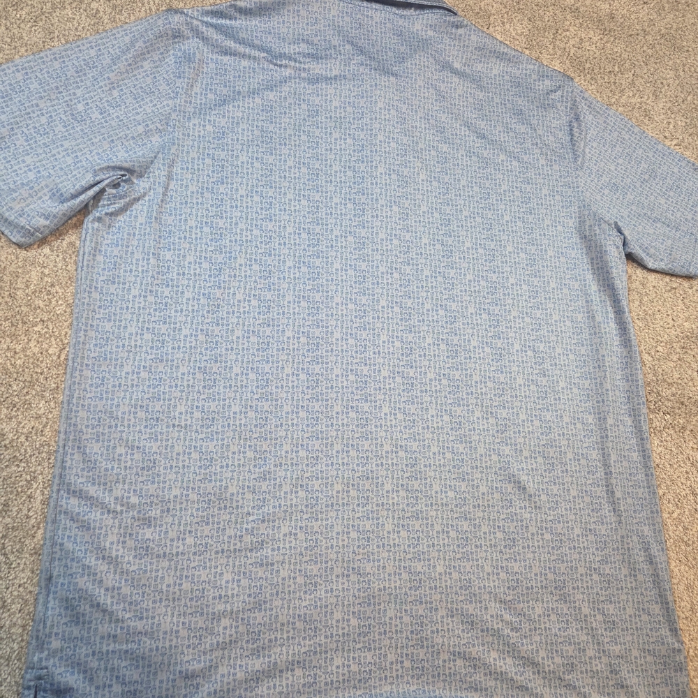 Peter Millar Drink Mix Pattern Light Blue XL - Picture 5 of 9